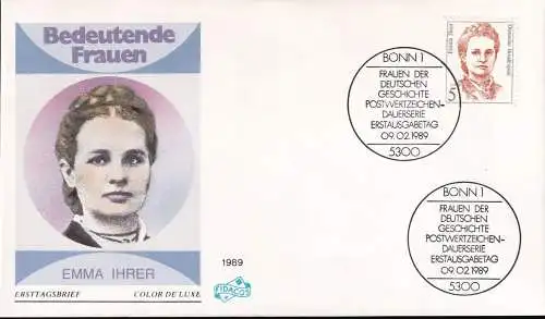 DEUTSCHLAND 1989 Mi-Nr. 1405 FDC