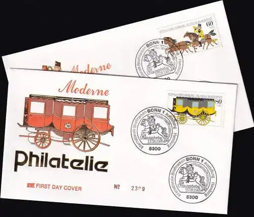 DEUTSCHLAND 1985 Mi-Nr. 1255/56 FDC