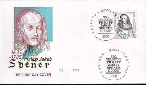DEUTSCHLAND 1985 Mi-Nr. 1235 FDC