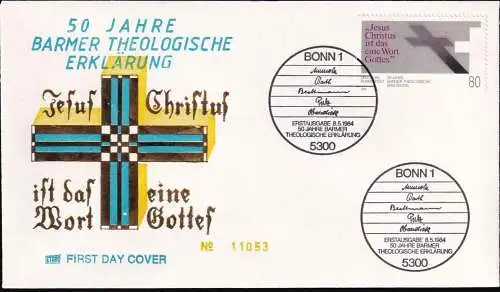 DEUTSCHLAND 1984 Mi-Nr. 1214 FDC