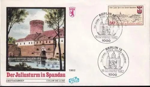 BERLIN 1982 Mi-Nr. 659 FDC