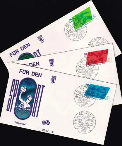 BERLIN 1980 Mi-Nr. 621/23 FDC