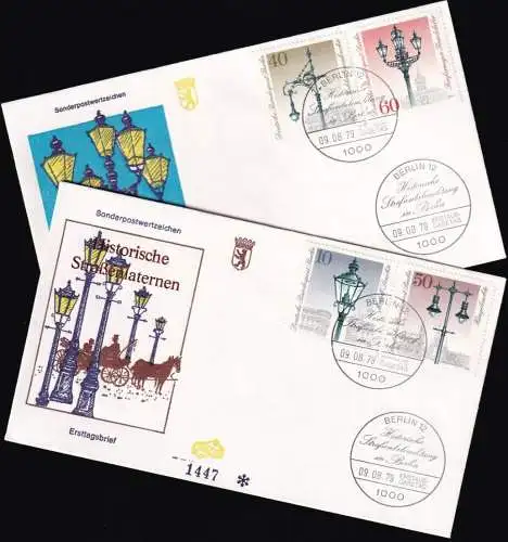 BERLIN 1979 Mi-Nr. 603/06 FDC