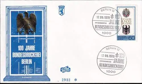 BERLIN 1979 Mi-Nr. 598 FDC