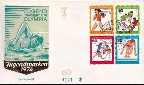 BERLIN 1976 Mi-Nr. 517/20 FDC