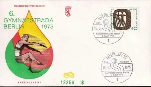 BERLIN 1975 Mi-Nr. 493 FDC