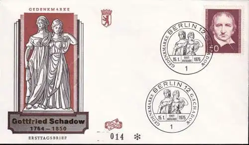 BERLIN 1975 Mi-Nr. 482 FDC