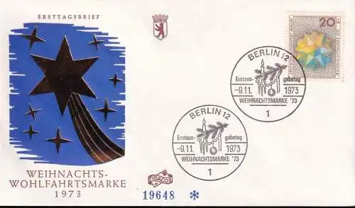 BERLIN 1973 Mi-Nr. 463 FDC