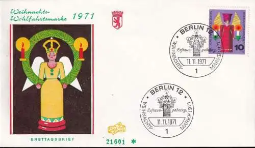 BERLIN 1971 Mi-Nr. 417 FDC