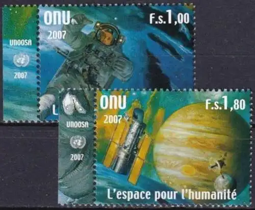 UNO GENF 2007 Mi-Nr. 584/85 ** MNH