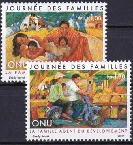 UNO GENF 2006 Mi-Nr. 541/42 ** MNH