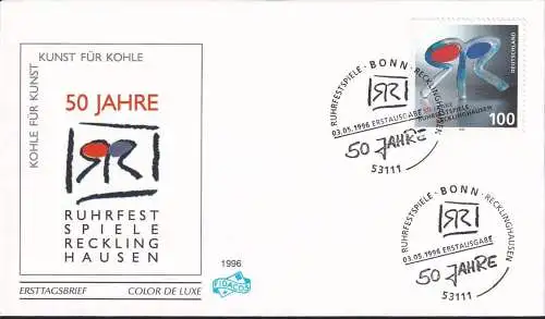 DEUTSCHLAND 1996 Mi-Nr. 1859 FDC