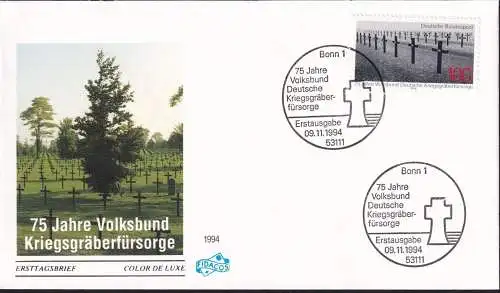 DEUTSCHLAND 1994 Mi-Nr. 1768 FDC