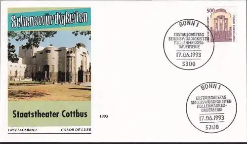 DEUTSCHLAND 1993 Mi-Nr. 1679 FDC