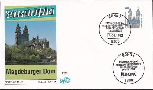 DEUTSCHLAND 1993 Mi-Nr. 1665 FDC