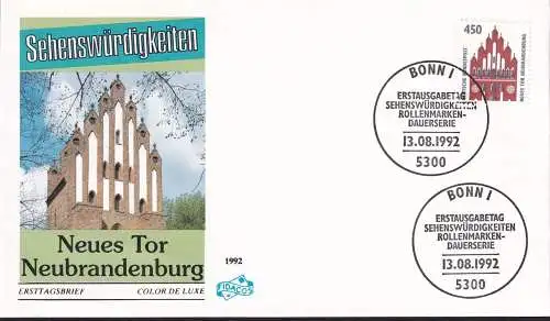 DEUTSCHLAND 1992 Mi-Nr. 1623 FDC