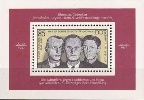 DDR 1983 Mi-Nr. Block 70 ** MNH