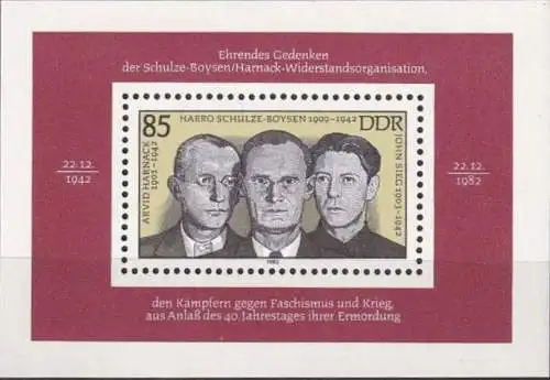 DDR 1983 Mi-Nr. Block 70 ** MNH