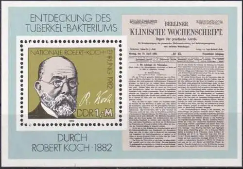 DDR 1982 Mi-Nr. Block 67 ** MNH