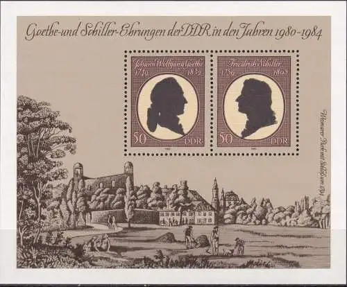 DDR 1982 Mi-Nr. Block 66 ** MNH