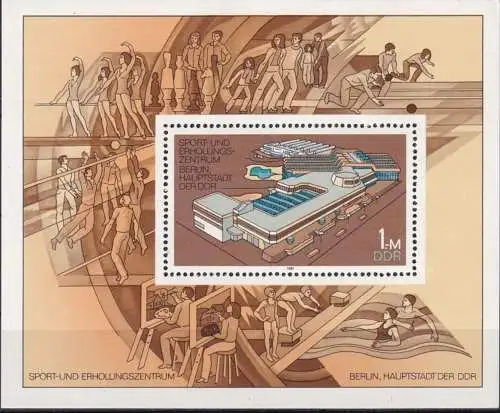 DDR 1981 Mi-Nr. Block 64 ** MNH