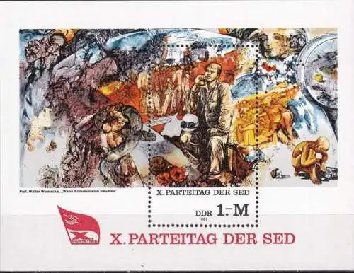 DDR 1981 Mi-Nr. Block 63 ** MNH