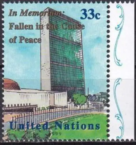 UNO NEW YORK 1999 Mi-Nr. 826 ** MNH