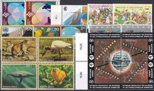 UNO GENF 1994 Mi-Nr. 243-60 kompletter Jahrgang/complete year set ** MNH