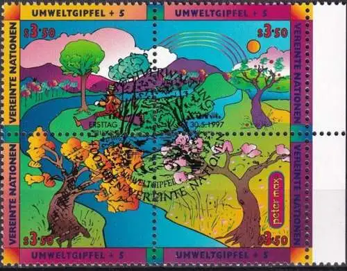 UNO WIEN 1997 Mi-Nr. 226/29 o used - aus Abo