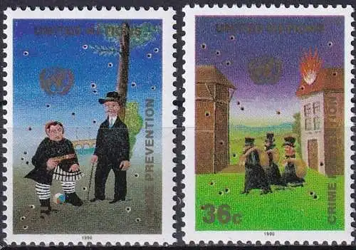 UNO NEW YORK 1990 Mi-Nr. 604/05 ** MNH