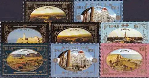 UNO GENF 2019 Mi-Nr. 1098/99 und 1100/05 ** MNH