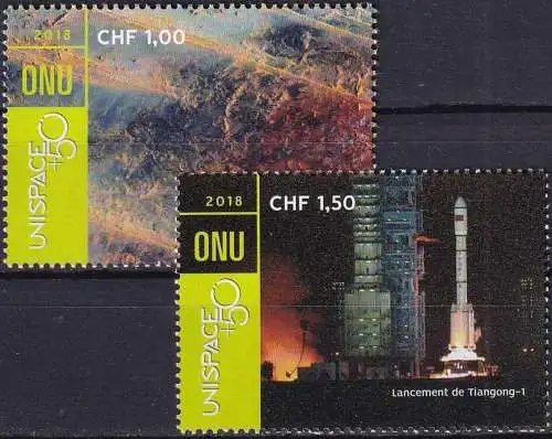 UNO GENF 2018 Mi-Nr. 1041/42 ** MNH