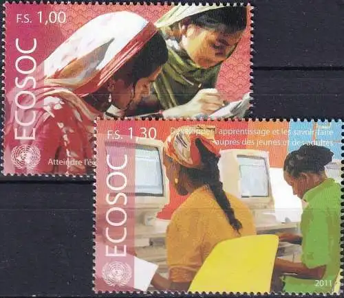 UNO GENF 2011 Mi-Nr. 772/73 ** MNH