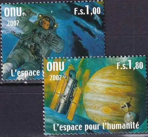 UNO GENF 2007 Mi-Nr. 584/85 ** MNH