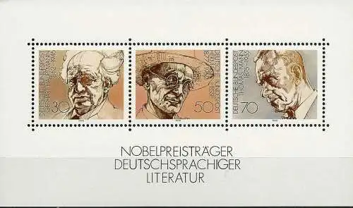 DEUTSCHLAND 1978 Mi-Nr. Block 16 ** MNH