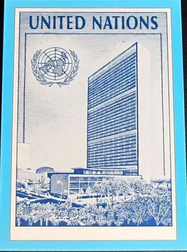 UNO NEW YORK 1992 Mi-Nr. P 19 Ganzsache Postkarte gestempelt EST