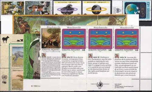 UNO WIEN 1993 Mi-Nr. 141-59 kompletter Jahrgang/complete year set ** MNH