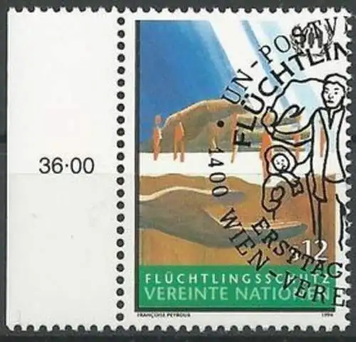 UNO WIEN 1994 Mi-Nr. 166 o used - aus Abo