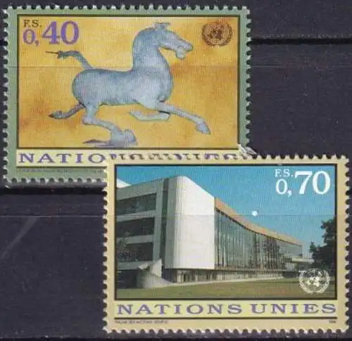 UNO GENF 1996 Mi-Nr. 286/87 ** MNH