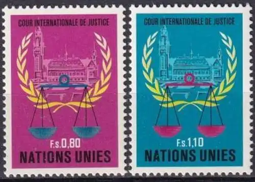 UNO GENF 1979 Mi-Nr. 86/87 ** MNH