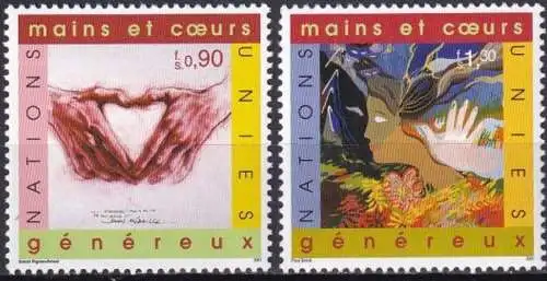 UNO GENF 2001 Mi-Nr. 413/14 ** MNH