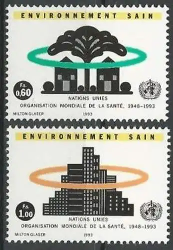 UNO GENF 1993 Mi-Nr. 231/32 ** MNH