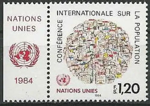 UNO GENF 1984 Mi-Nr. 119 ** MNH