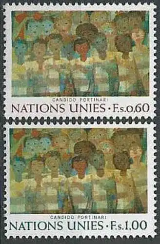 UNO GENF 1974 Mi-Nr. 41/42 ** MNH