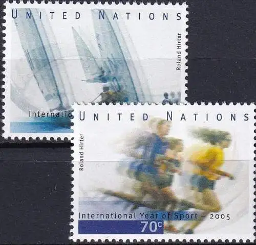 UNO NEW YORK 2005 Mi-Nr. 984/85 ** MNH