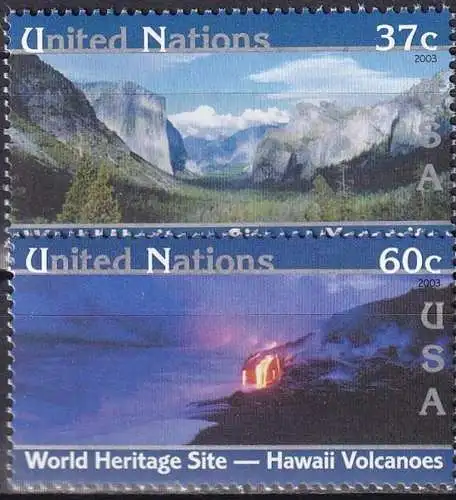 UNO NEW YORK 2003 Mi-Nr. 932/33 ** MNH