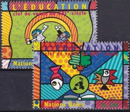 UNO GENF 1999 Mi-Nr. 382/83 ** MNH