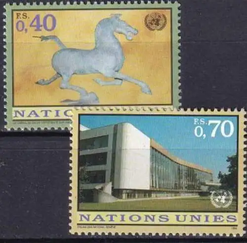 UNO GENF 1996 Mi-Nr. 286/87 ** MNH