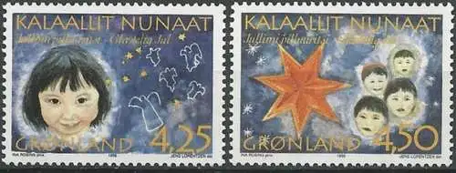 GRÖNLAND 1996 Mi-Nr. 297/98 ** MNH