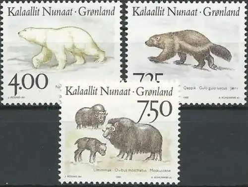 GRÖNLAND 1995 Mi-Nr. 274/76 ** MNH